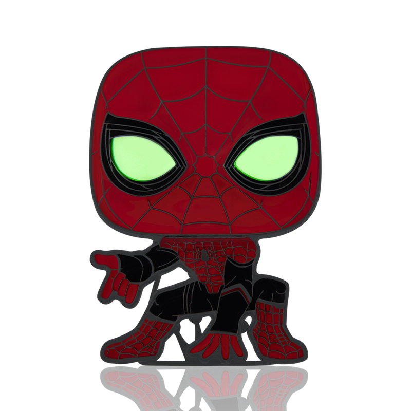 pop pin spider man glow 30