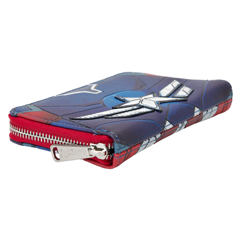 captain america brave new world cosplay zip around wallet