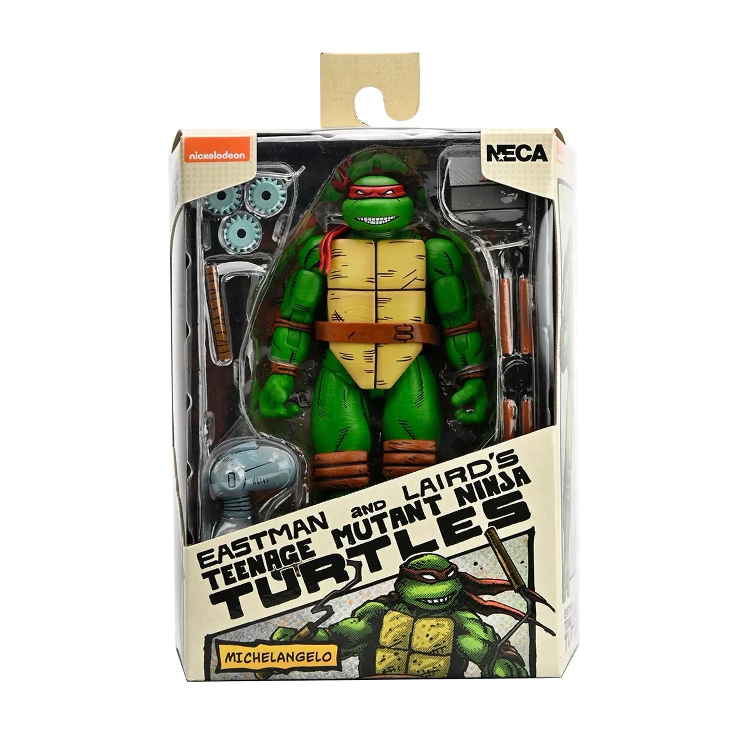 teenage mutant ninja turtles mirage comics 7 scale action figures michelangelo neca