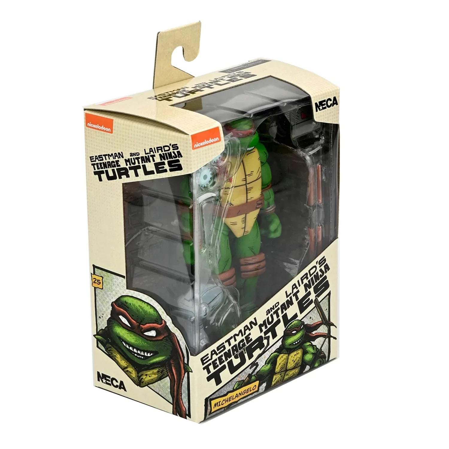 teenage mutant ninja turtles mirage comics 7 scale action figures michelangelo neca