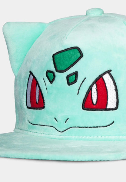 Casquette Snapback Peluche Pokémon - Bulbizarre