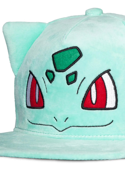 Casquette Snapback Peluche Pokémon - Bulbizarre