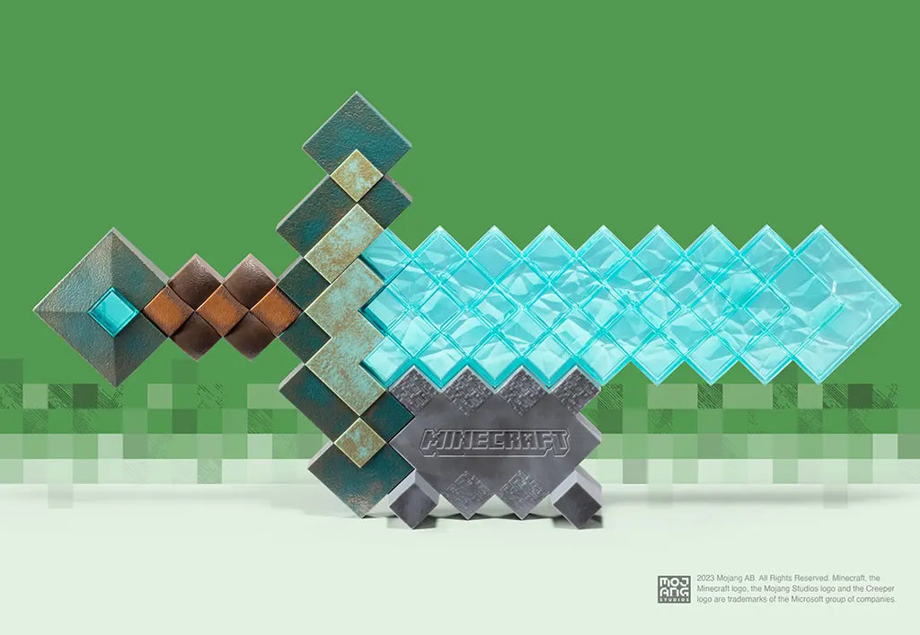 epee diamant replique collector minecraft noble collection