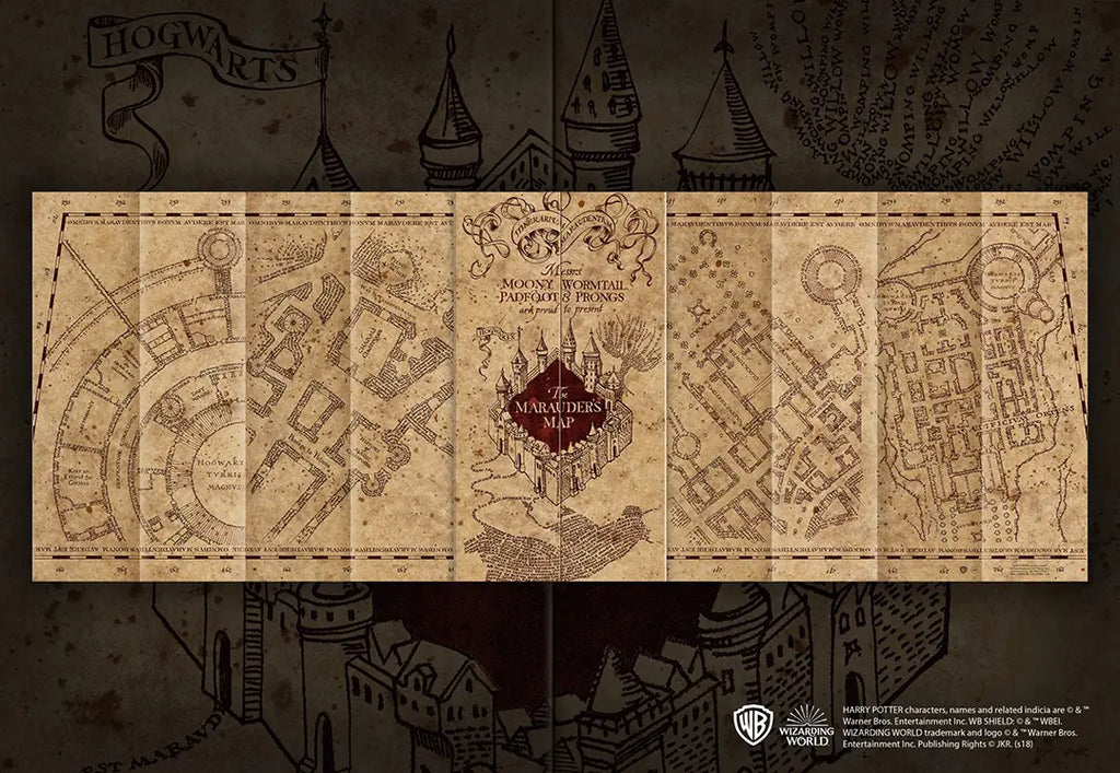 Puzzle Harry Potter - Carte du Maraudeur