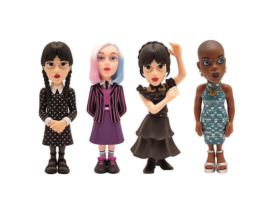 Pack 4 figurines - Wednesday