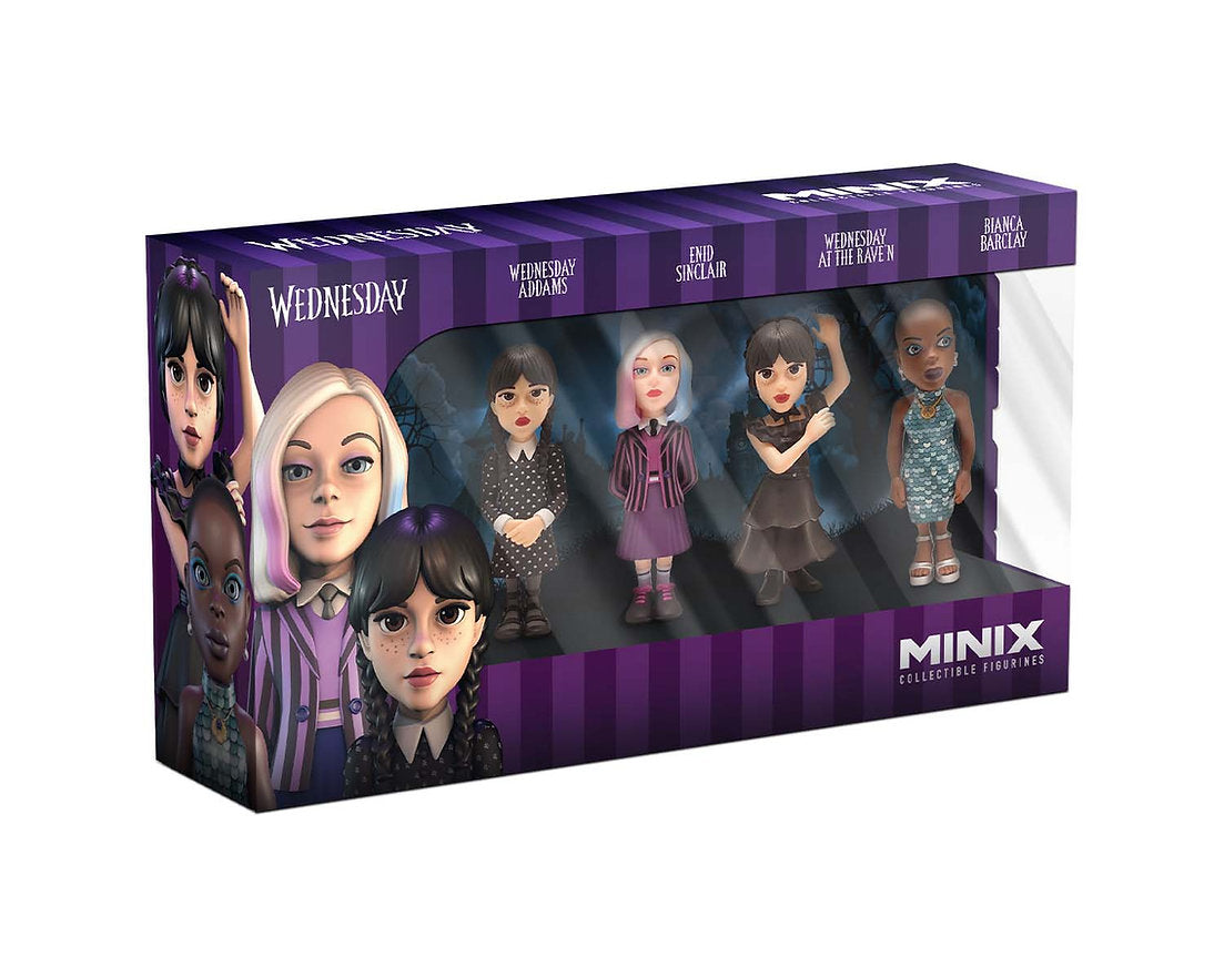 Pack 4 figurines - Wednesday