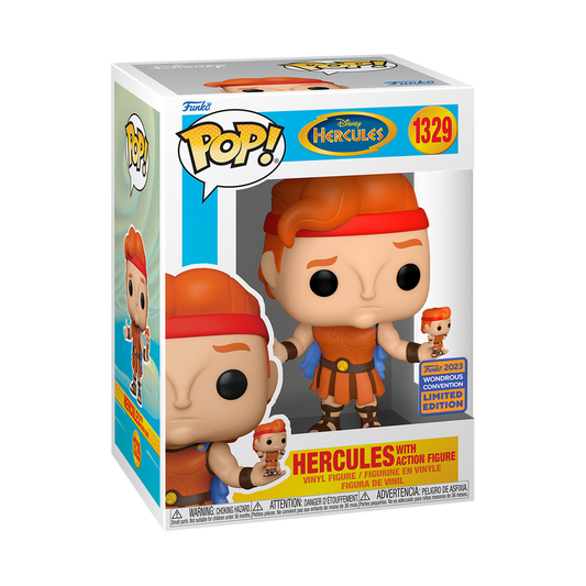 pop hercules with action figure funko