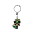 pop keychain groot en pyjama avec un livre