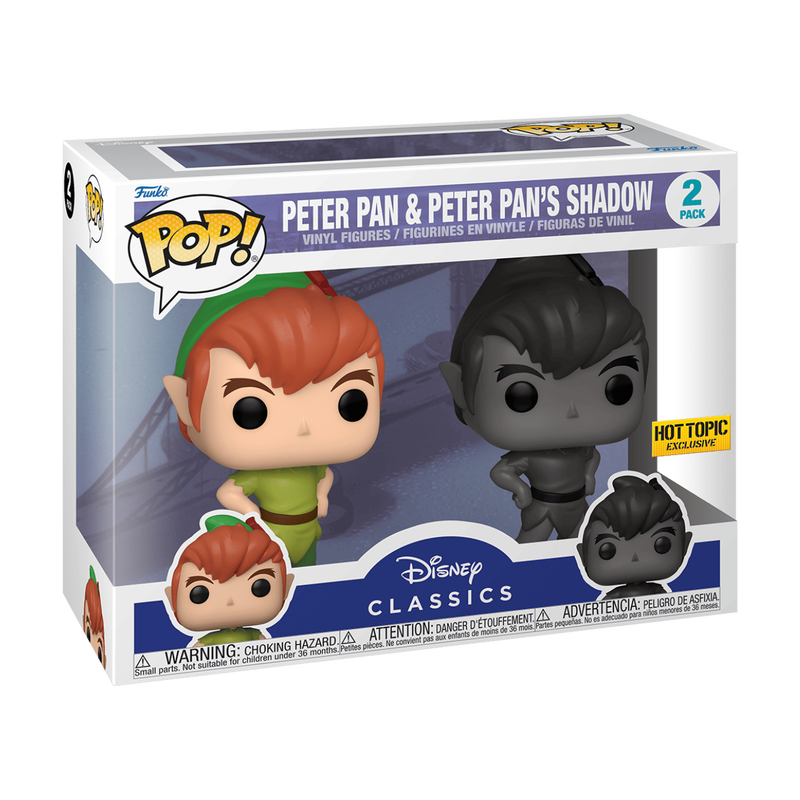 Funko Pop! Peter Pan et Peter Pan Ombre 2-Pack – Disney