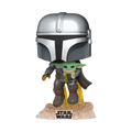 pop the mandalorian flying with jet pack 402