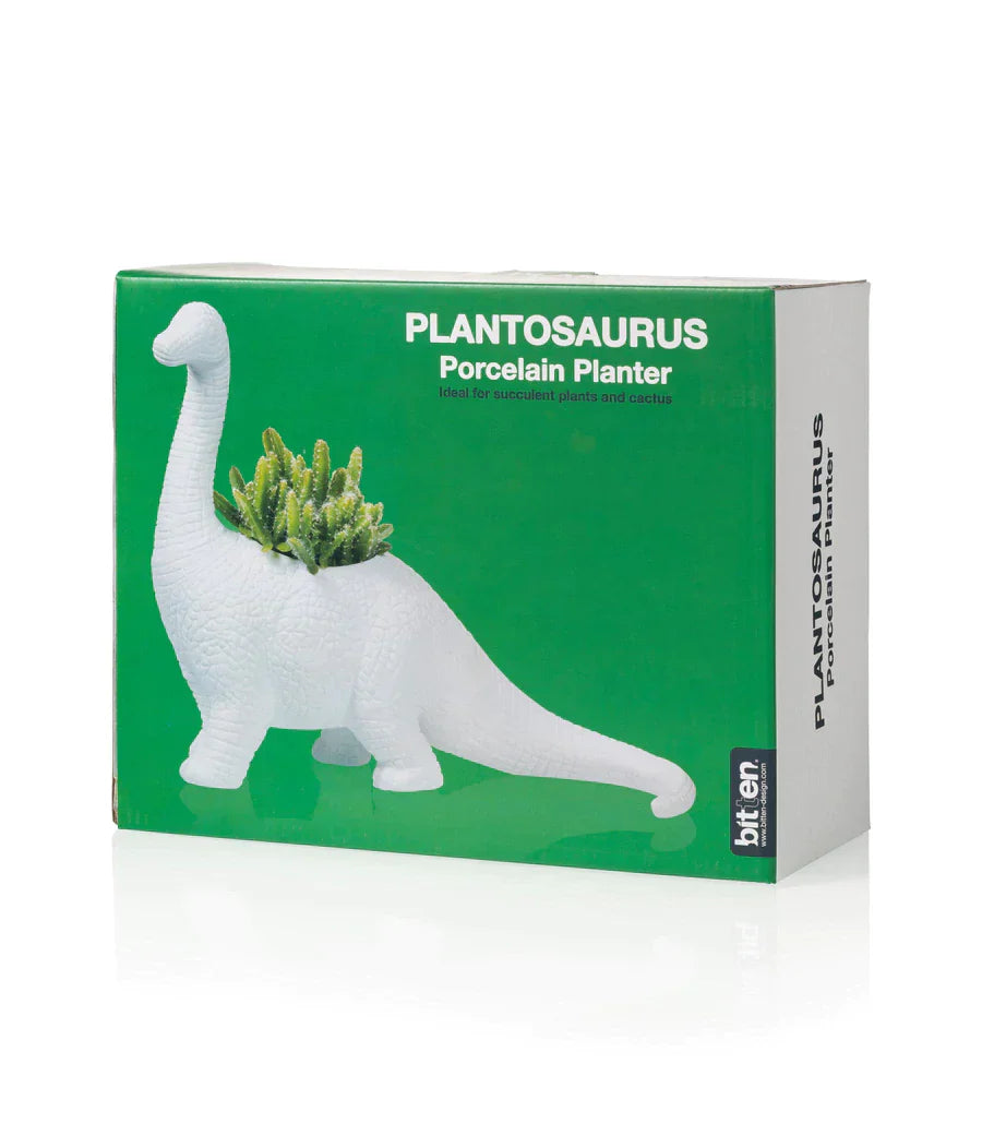 Pot de fleur Dinosaure Plantosaurus Bitten – Cache-pot original