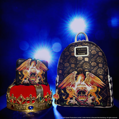 queen-crest-logo-zip-around-wallet