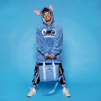 Tote Bag avec Porte Monnaie Lilo et Stitch - Stitch "Sherpa"