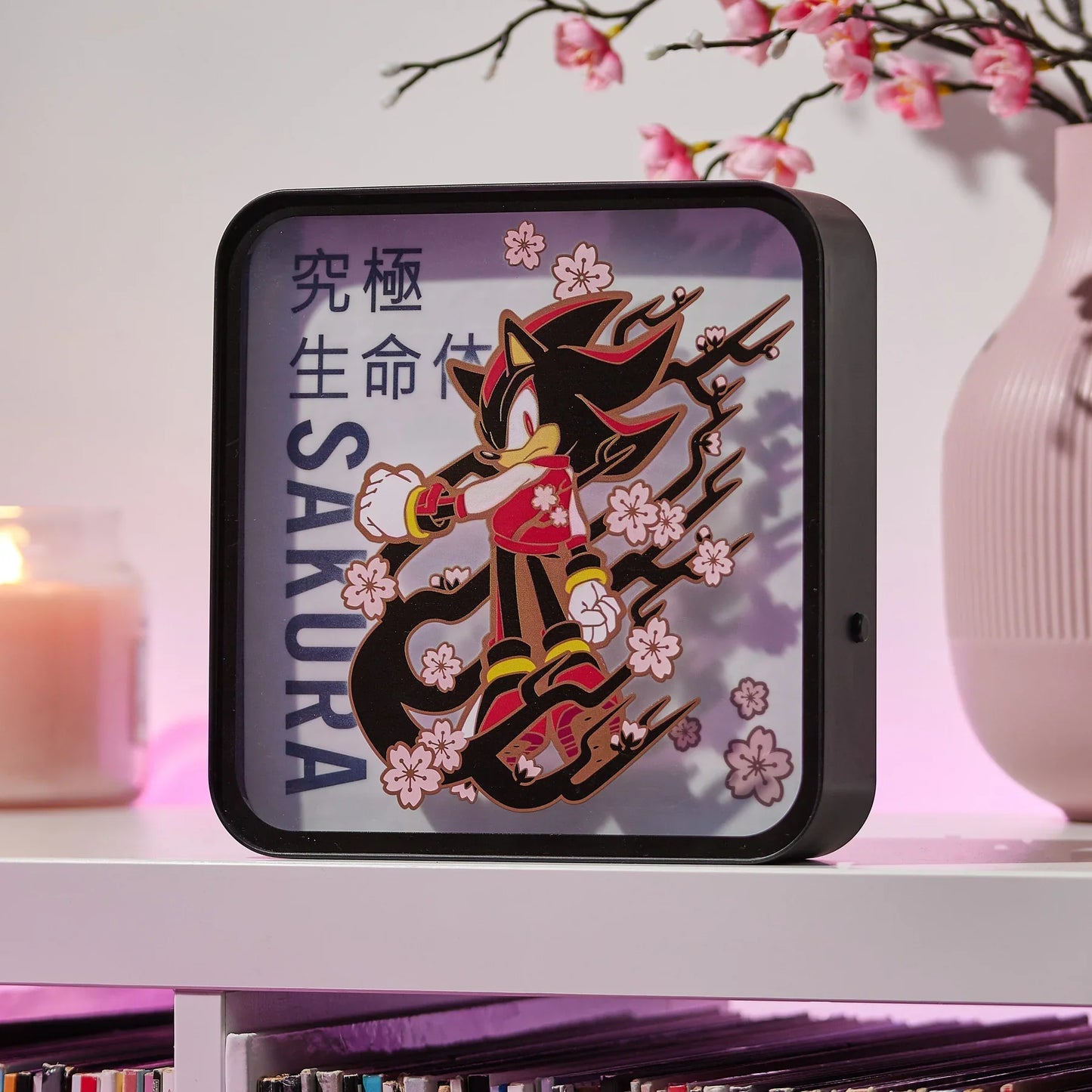 Lampe Sonic le Hérisson - Shadow le Hérisson "Sakura"
