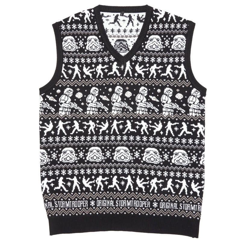 Débardeur de Noël Tricoté Stormtrooper