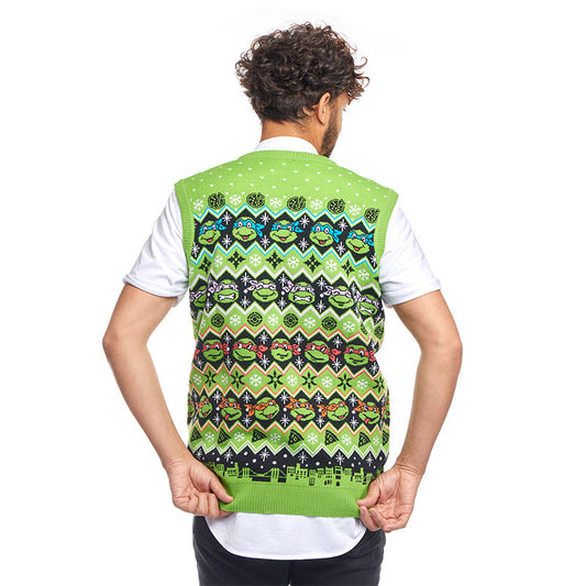 Débardeur de Noël Tricoté Les Tortues Ninja