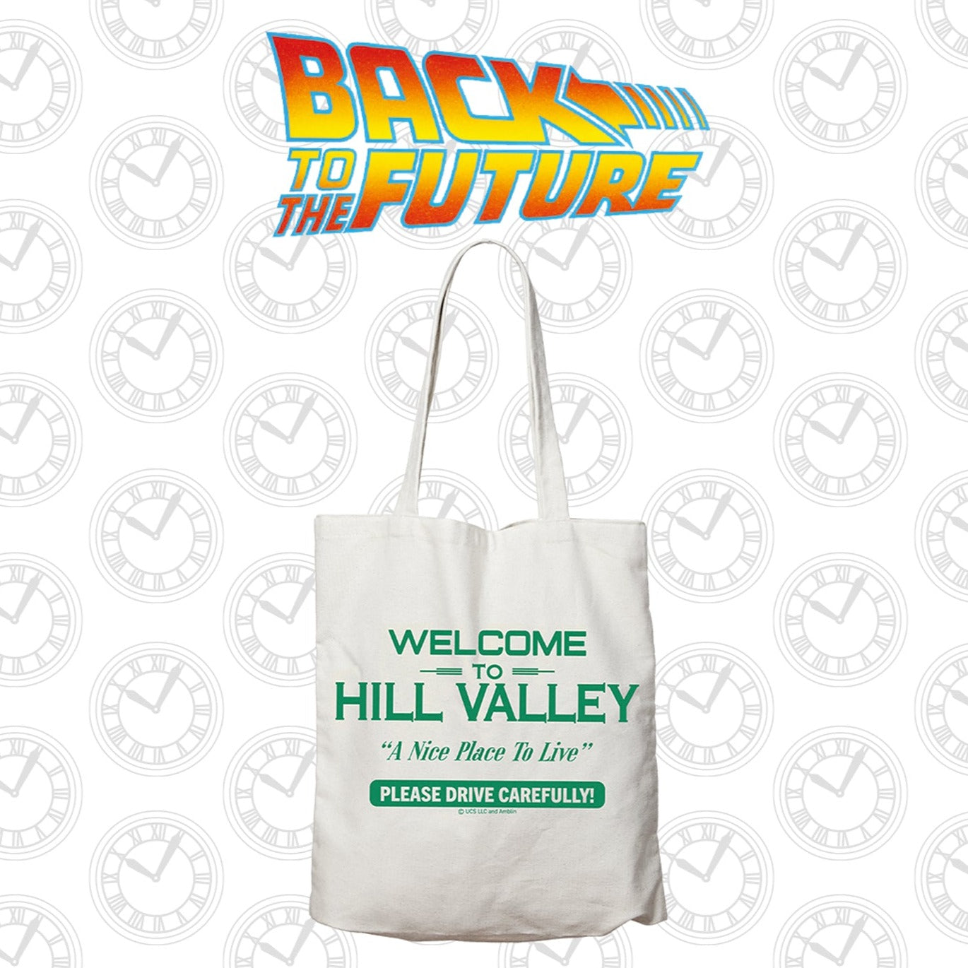 Tote Bag Retour vers le Futur - Hill Valley