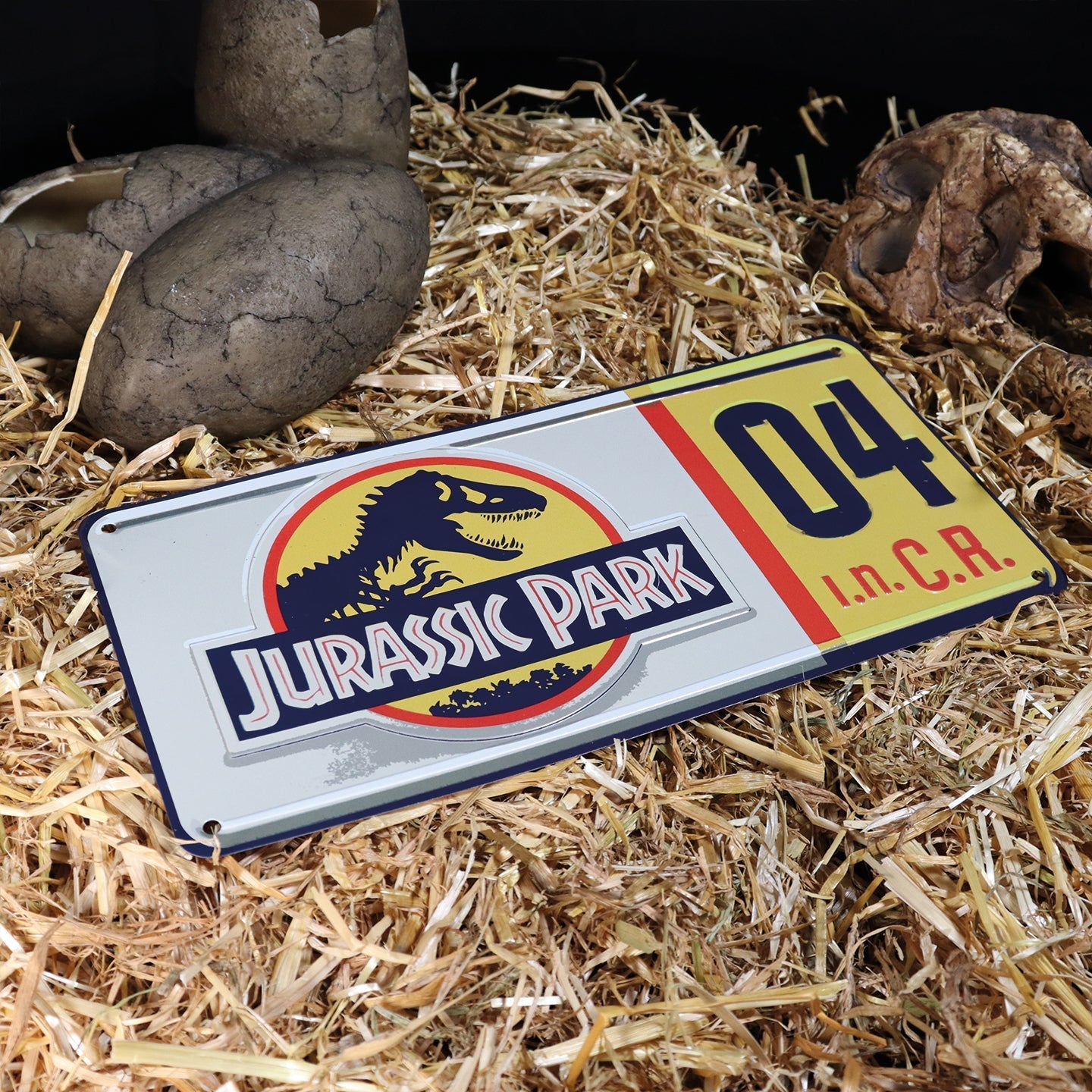 Plaque Minéralogique Jurassic Park - 04
