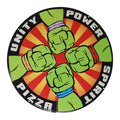 Plaque en Métal Tortues Ninja - Pizza Power
