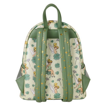 peter pan tinker bell clover all over print mini backpack loungefly