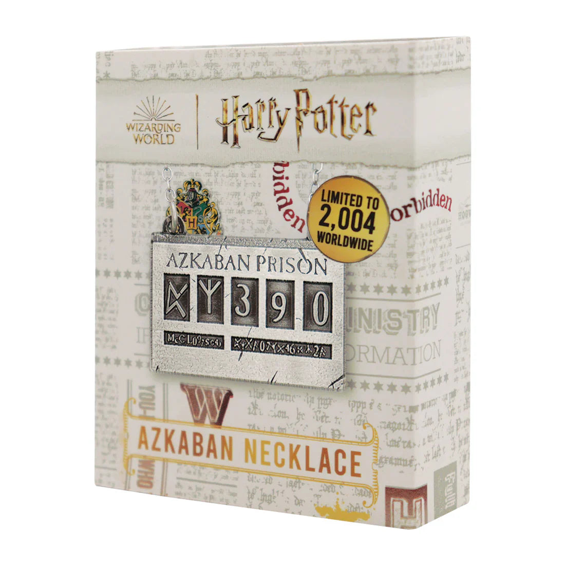 harry potter limited edition azkaban prison necklace fanattik