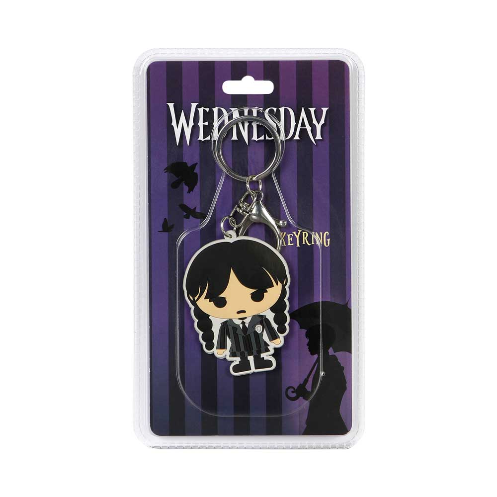 Mercredi Chibi-Porte-clés Brand, Noir