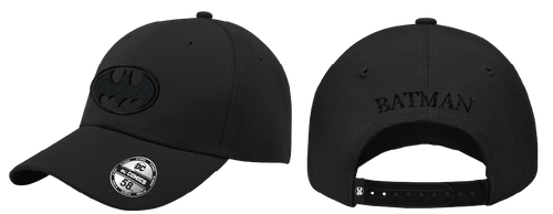 casquette dc comics batman logo black rubber cotton division