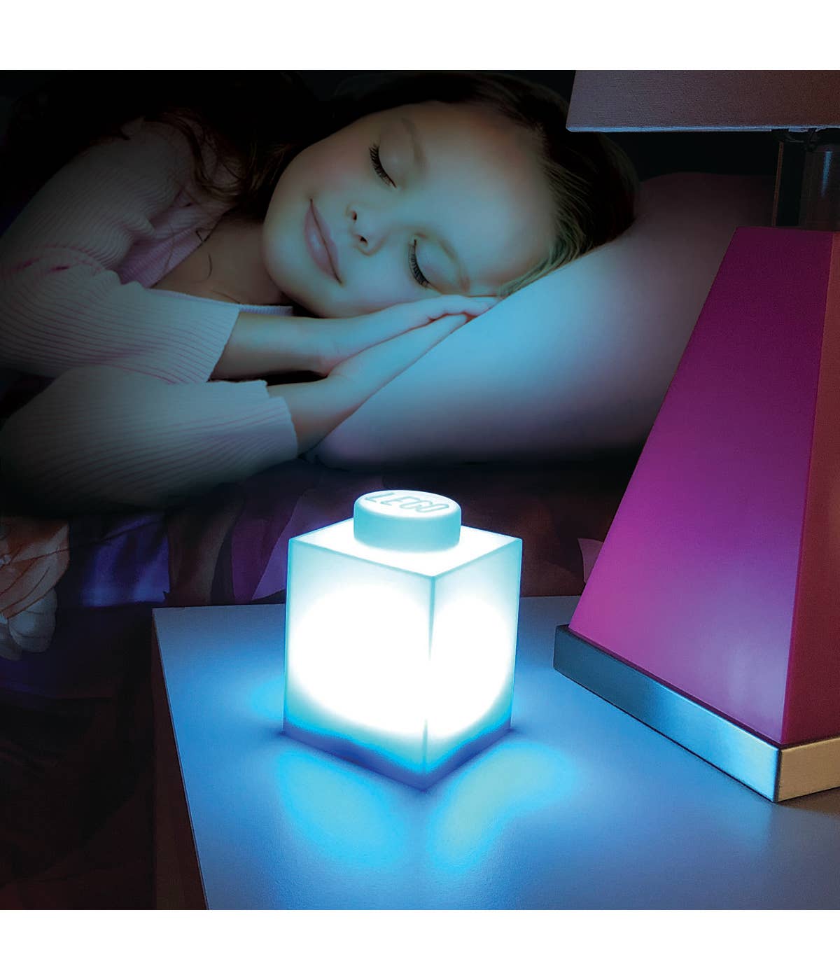 Veilleuse LEGO Classic - Bleu - produit Joy Toy