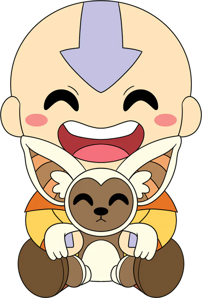 aang and momo sit plush youtooz