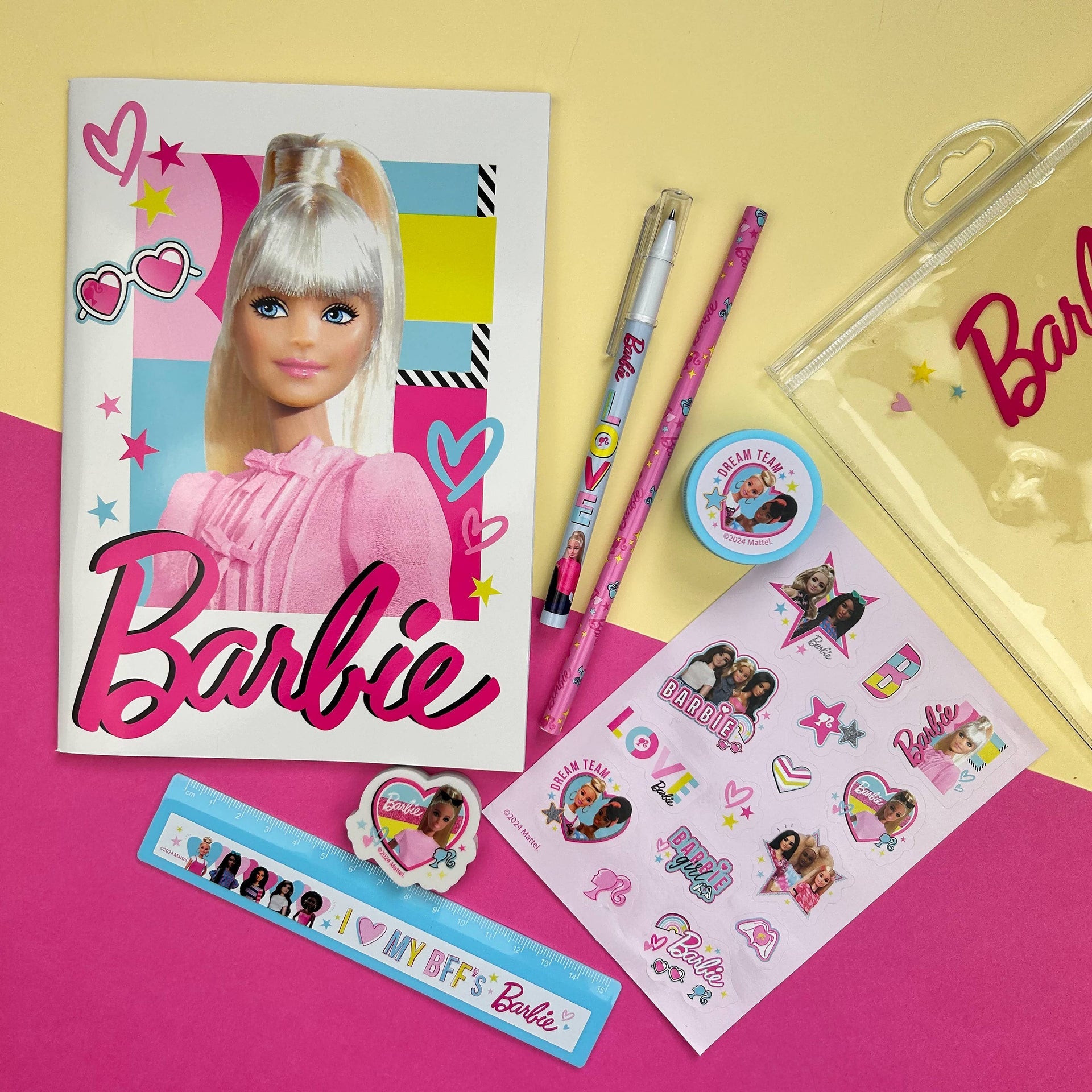 Set de papeterie – Barbie Girl super complet | Blueprint Collections – vue 7