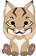 Meemie the Bobcat Plush (9in)