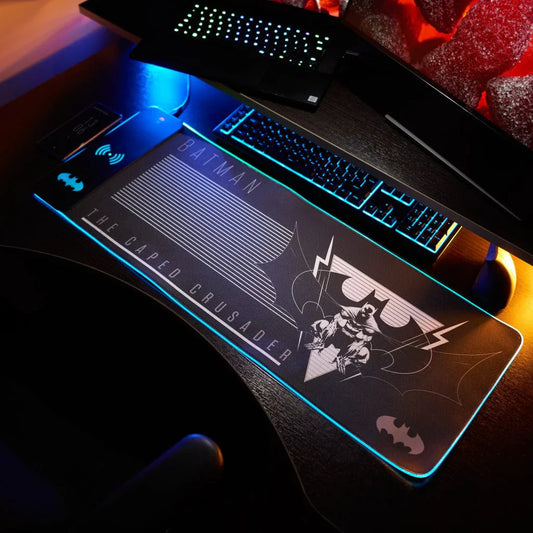 Tapis de jeu géant et Chargeur de téléphone portable - Batman