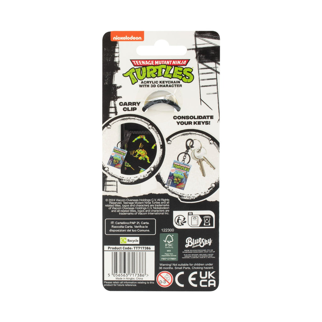 Porte-clés Leonardo Tortues Ninja – dos emballage