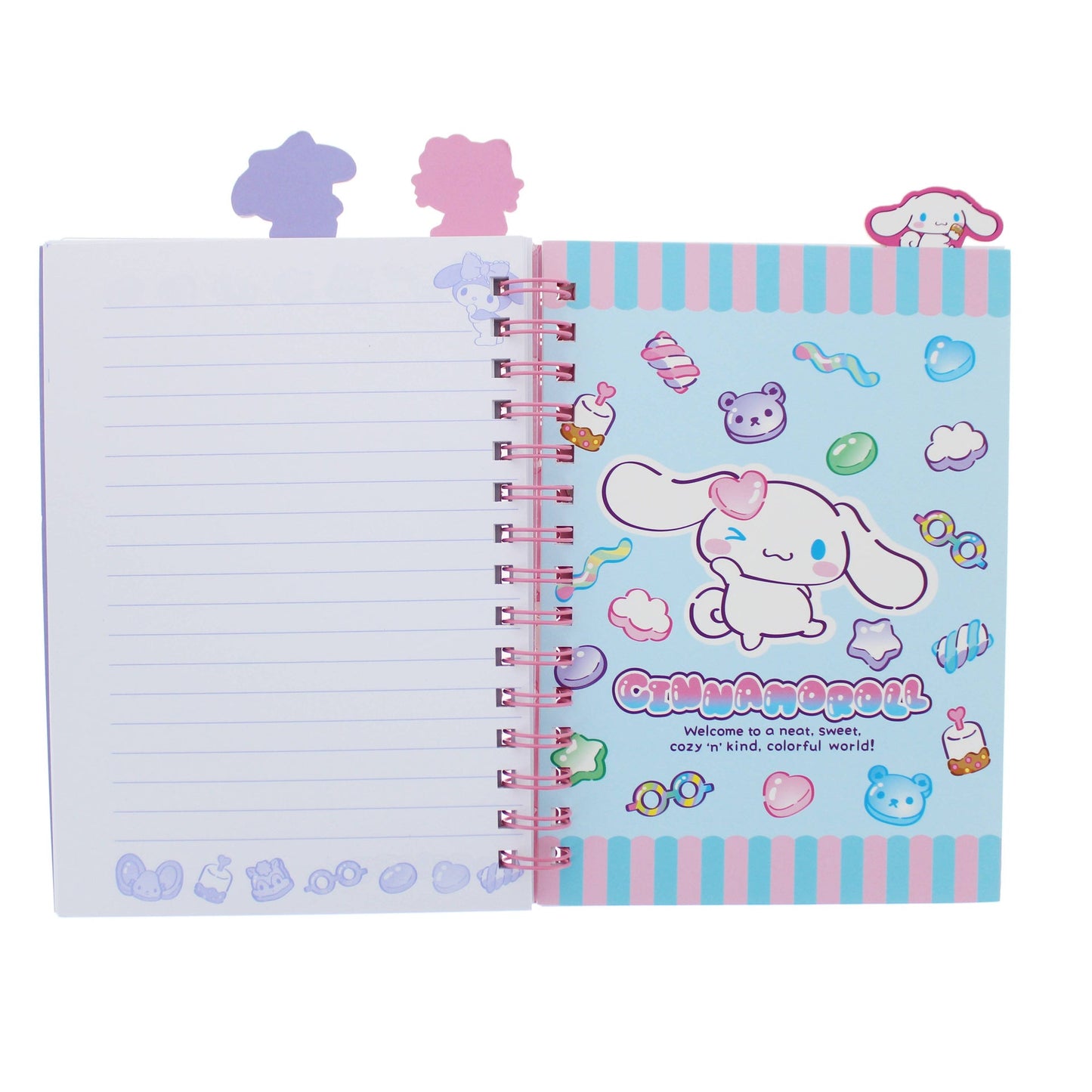 Cahier à paillettes Hello Kitty - Sweets
