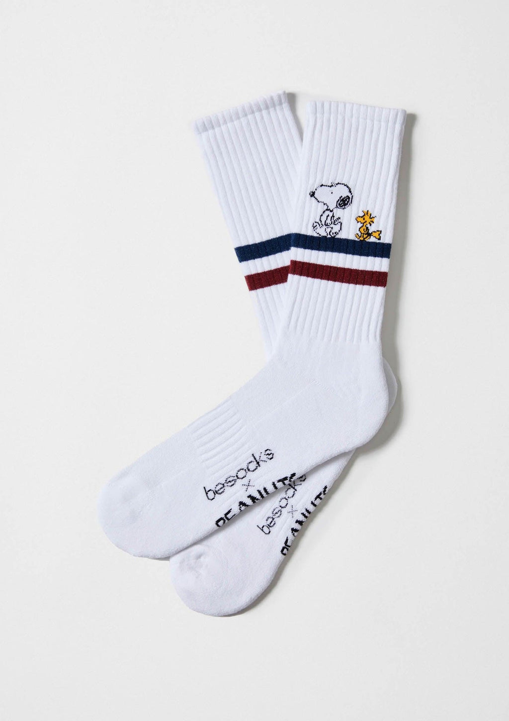 Chaussettes de sport BeSnoopy Stripes Blanc – Besocks