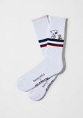 Chaussettes de sport BeSnoopy Stripes Blanc – Besocks