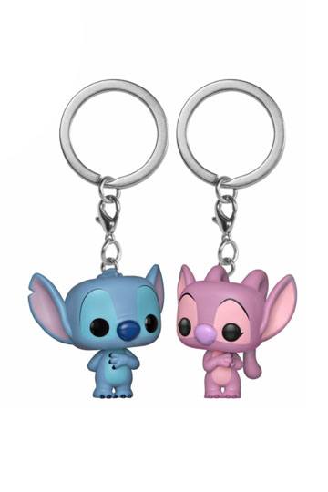 Funko Pop! Keychain Stitch & Angel 2-Pack – Lilo et Stitch