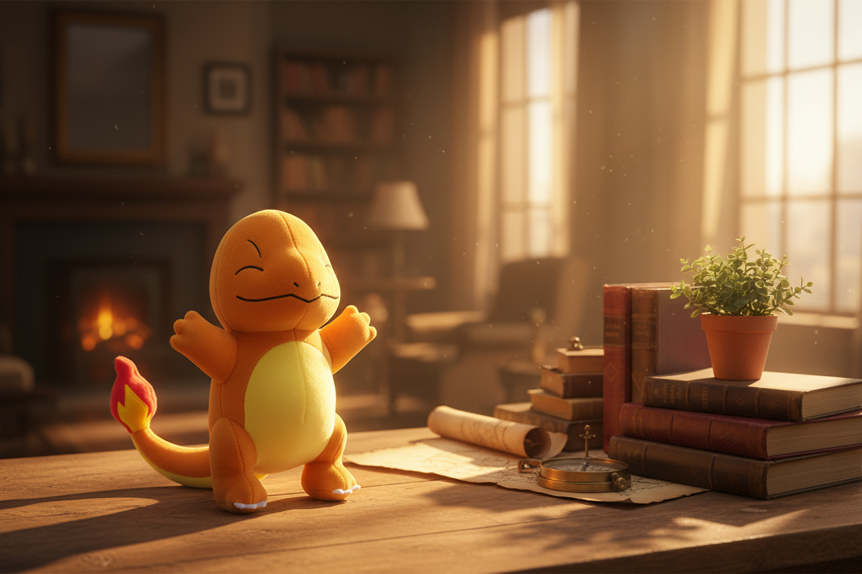 Peluche Pokémon - Salamèche