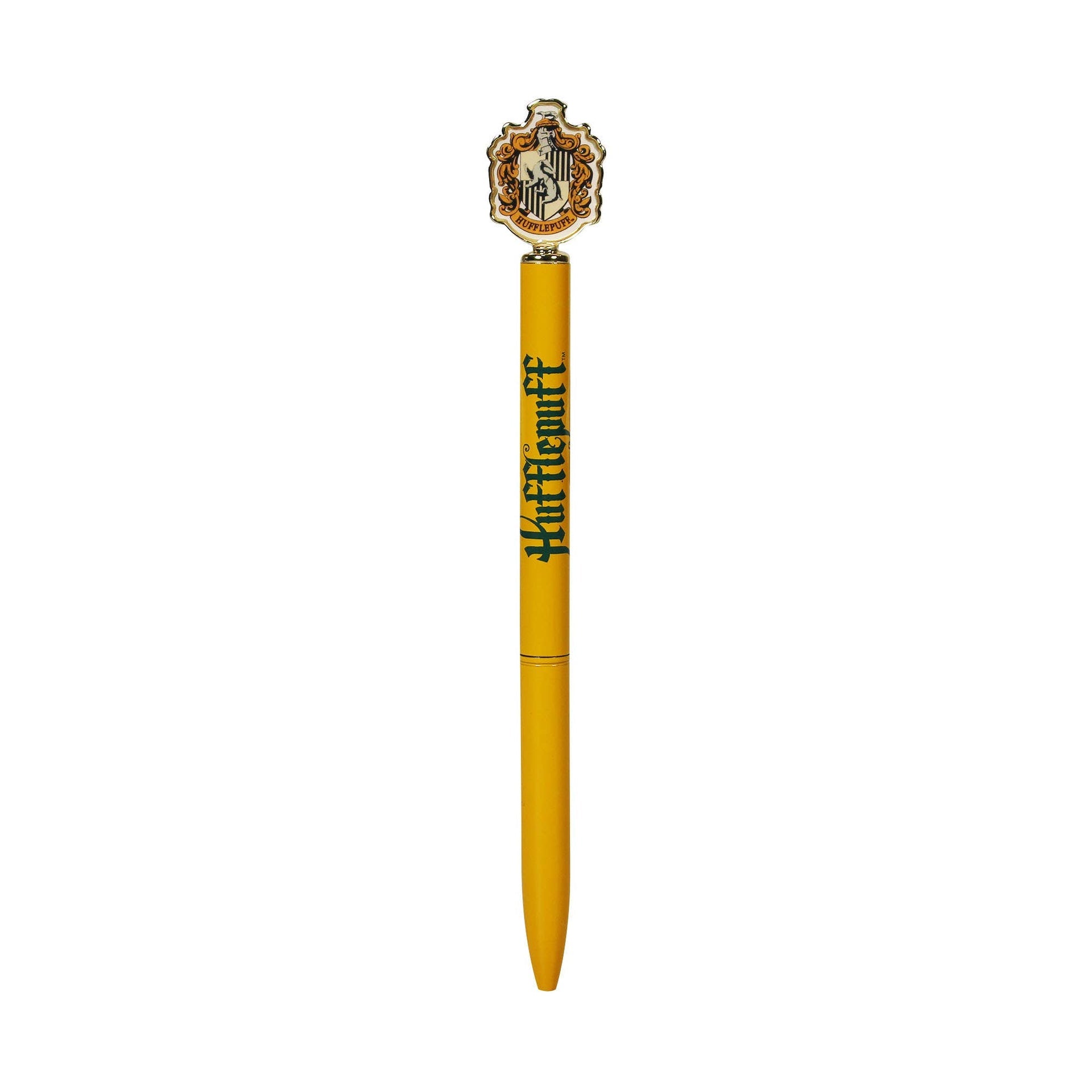 Stylo à bille 2D en métal Harry Potter - Poufsouffle