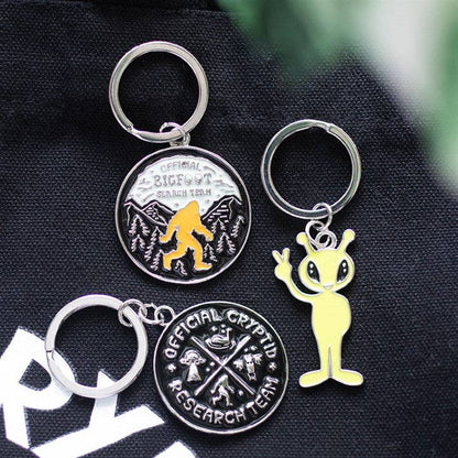 Porte-clés Équipe de Recherche Bigfoot