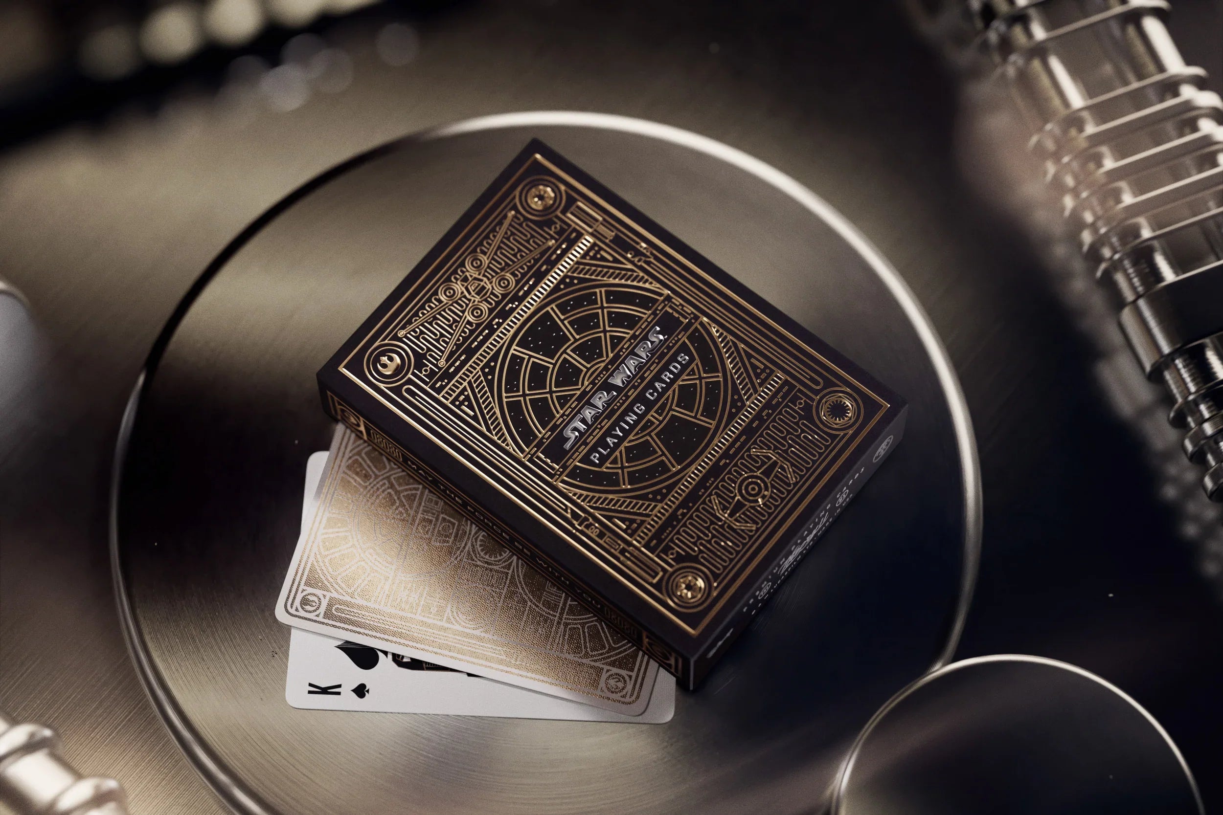 star wars gold edition playing cards theory11