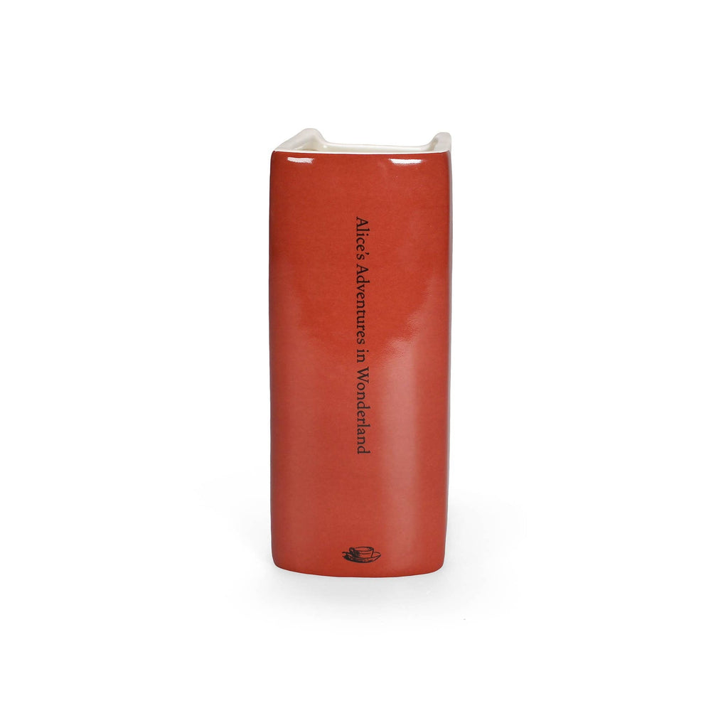 Vase en Forme de Livre - Alice au Pays des Merveilles