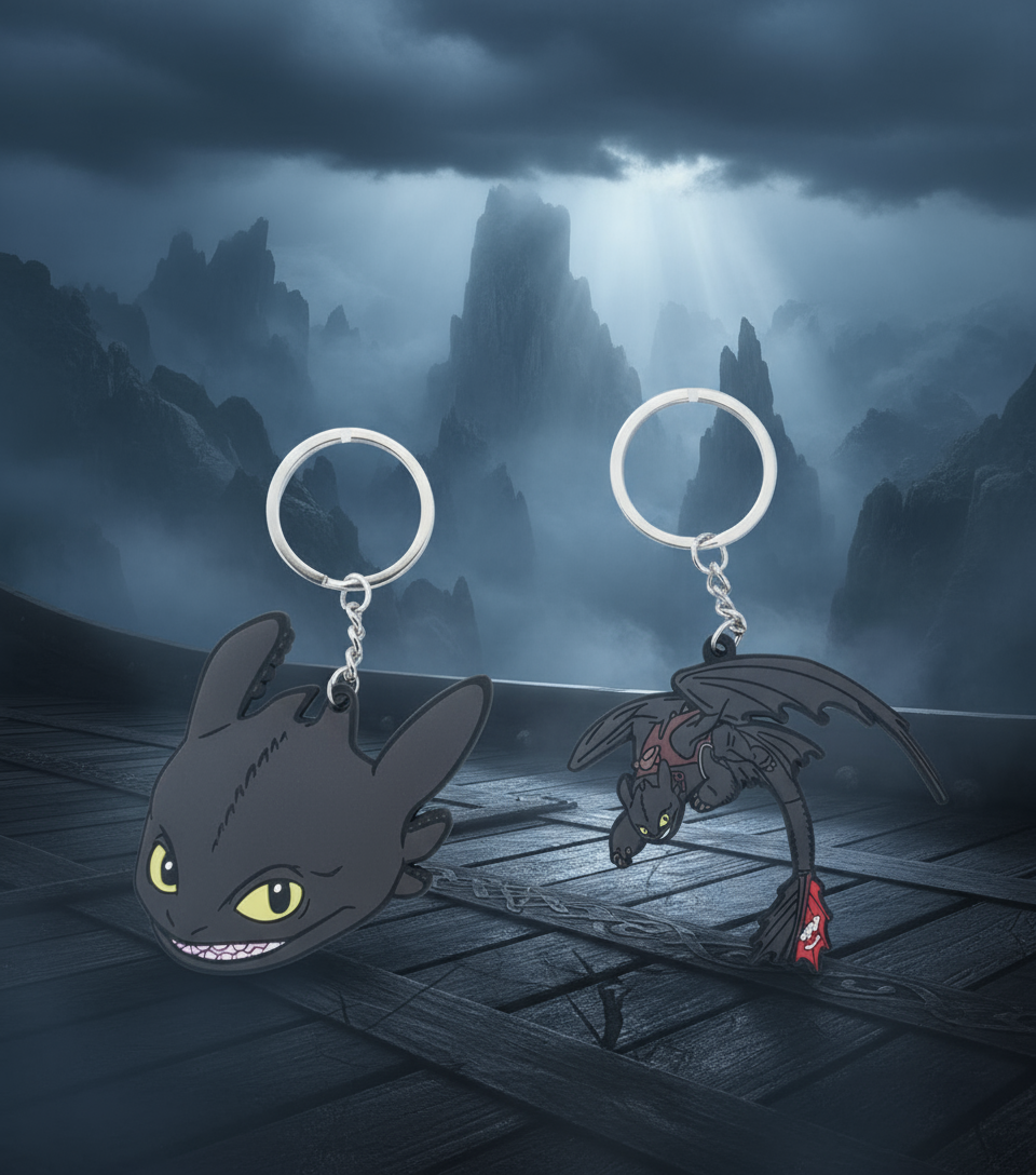 Porte-clés Dragons - Krokmou