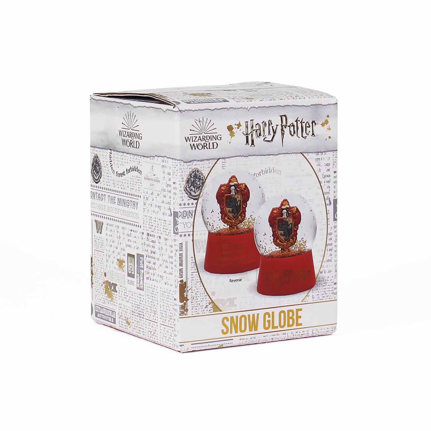 Boule à neige Harry Potter - Blason Gryffondor