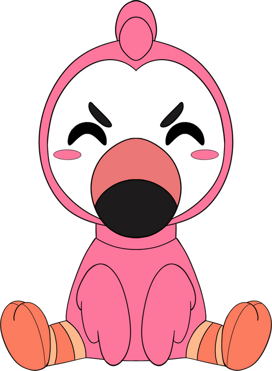 Flamingo Sit Plush (1ft)