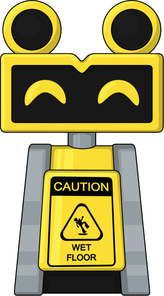 wet floor bot youtooz