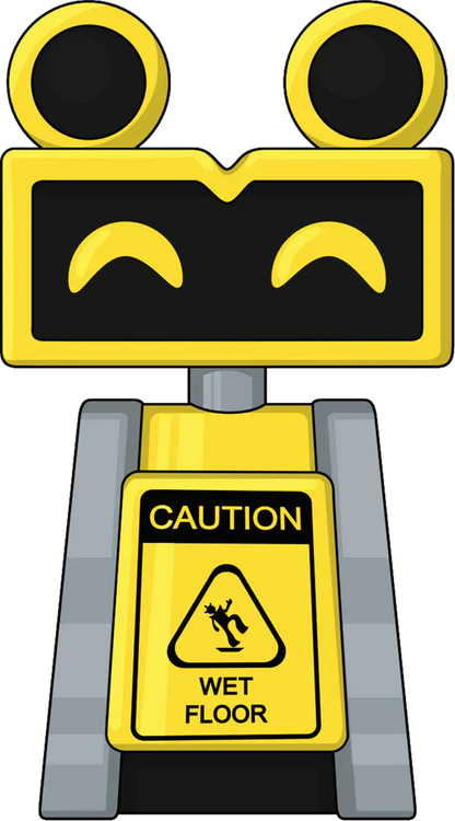 wet floor bot youtooz