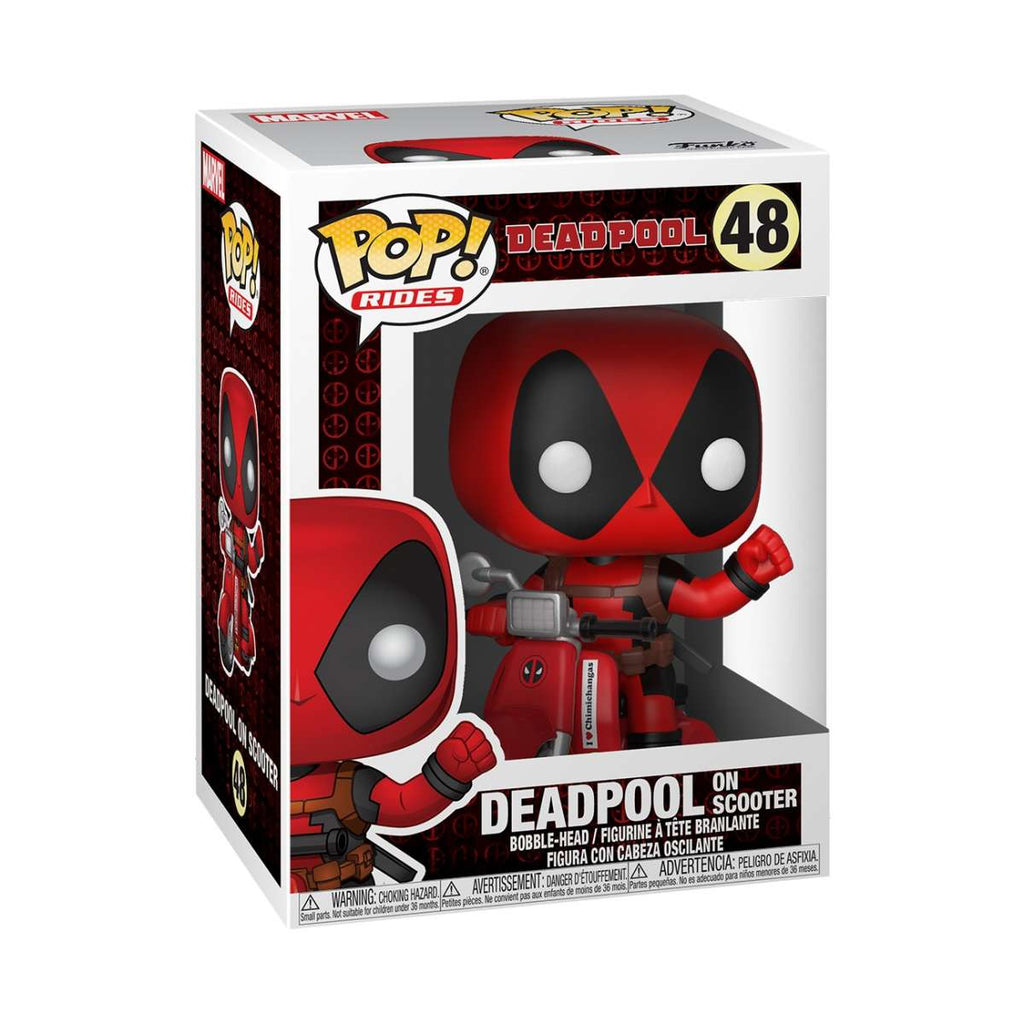 pop rides deadpool on scooter 45