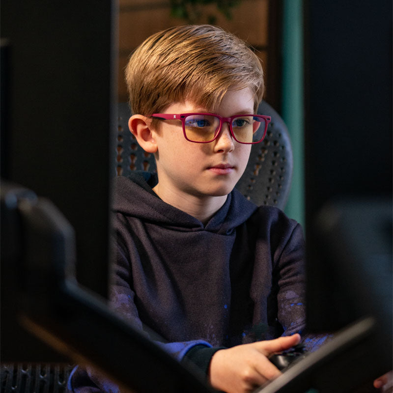 Numskull eSports Kids Pink Blue Light Blocking Gaming Glasses