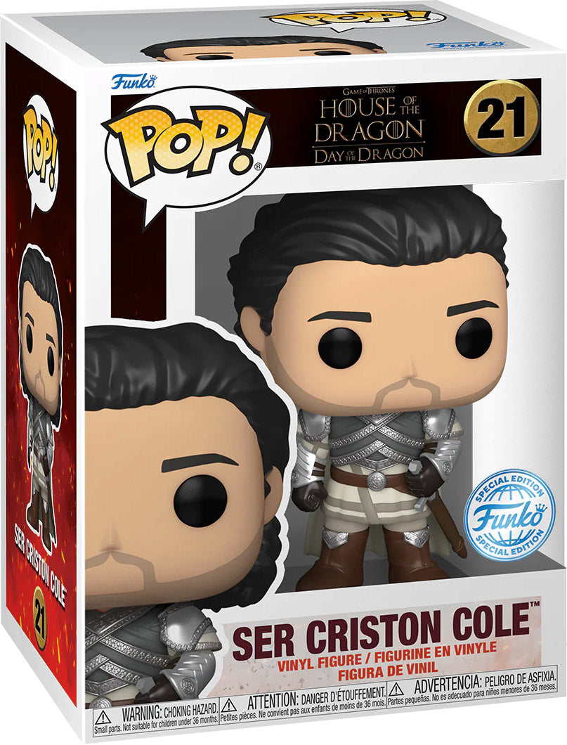 Pop! Ser Criston Cole tenant Épée